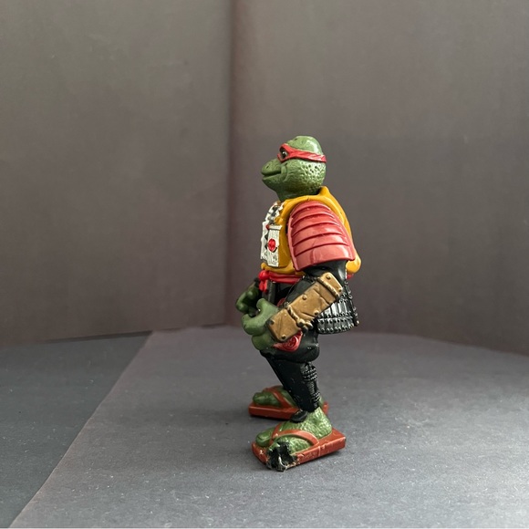 1993 Playmates TMNT Teenage Mutant Ninja Turtles Movie III 3 Samurai Raphael - Picture 4 of 6